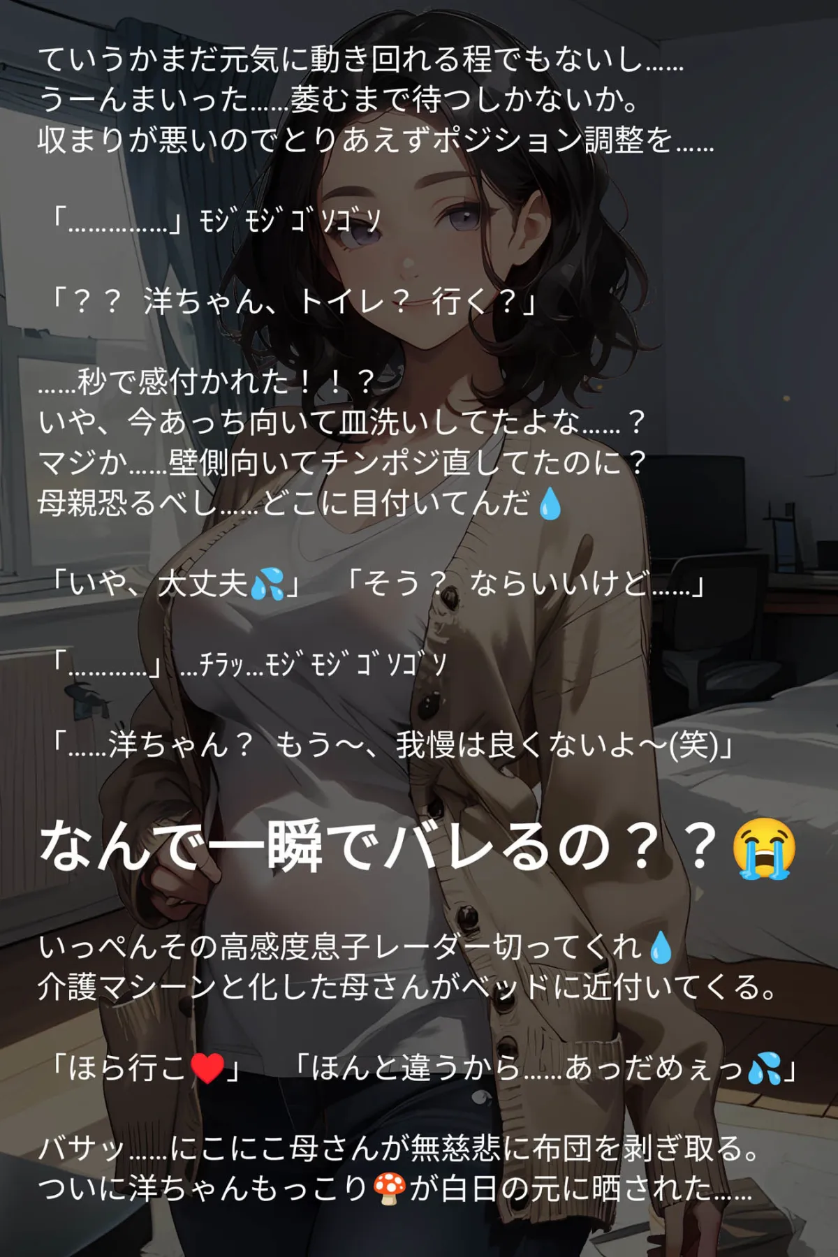 母さんが母性を全開にしてきたので全力で甘えてみた 母さんが母性を全開にしてきたので全力で甘えてみた