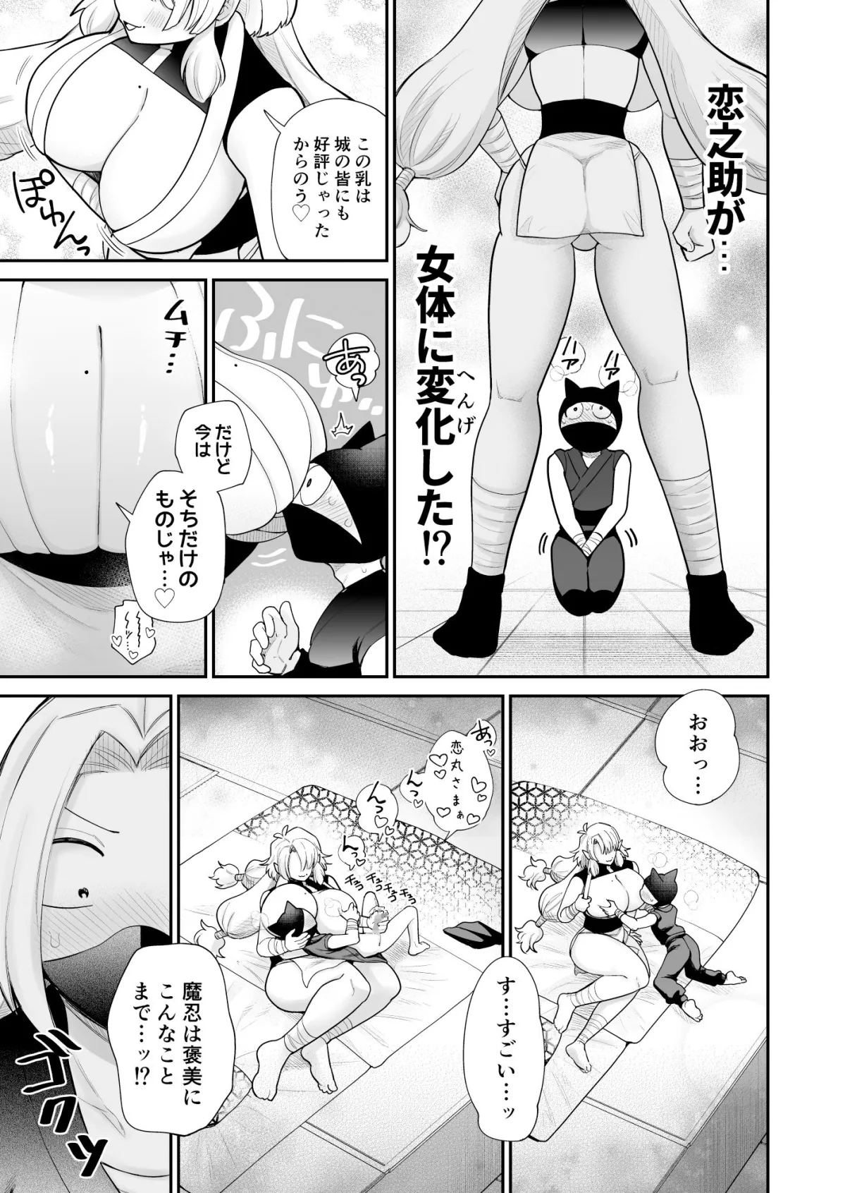 女体化恋乳忍法書