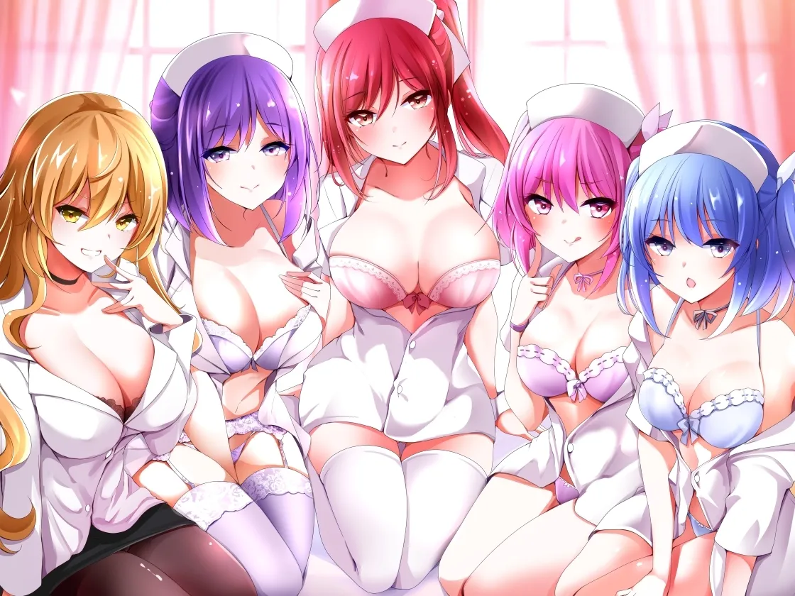 【メスガキ】[発売20%OFF!]ハーレムナースのモテモテ乱交大作戦【KU100】