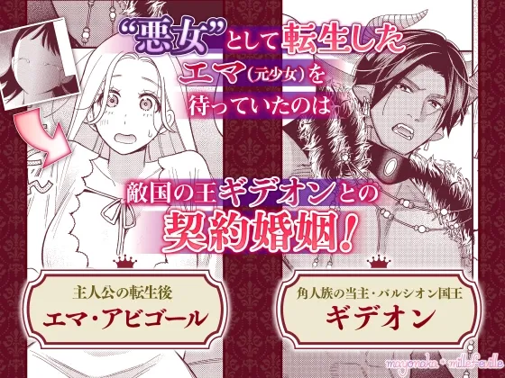 転生した悪役令嬢はHしないと死ぬ運命~敵国王と篭絡結婚~【R18版特典動画付き】 転生した悪役令嬢はHしないと死ぬ運命~敵国王と篭絡結婚~【R18版特典動画付き】