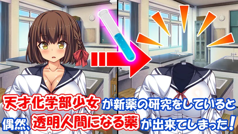 透明人間になる薬を開発した天才女子がエッチにハマるまで 透明人間になる薬を開発した天才女子がエッチにハマるまで