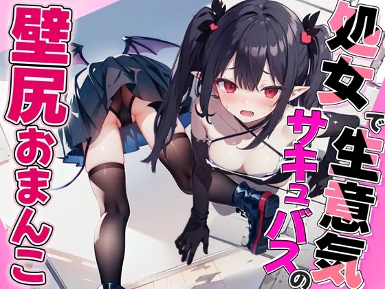 【メスガキ】壁尻サキュバス!!壁にハマった処女サキュバスに精液注入して助けてやった