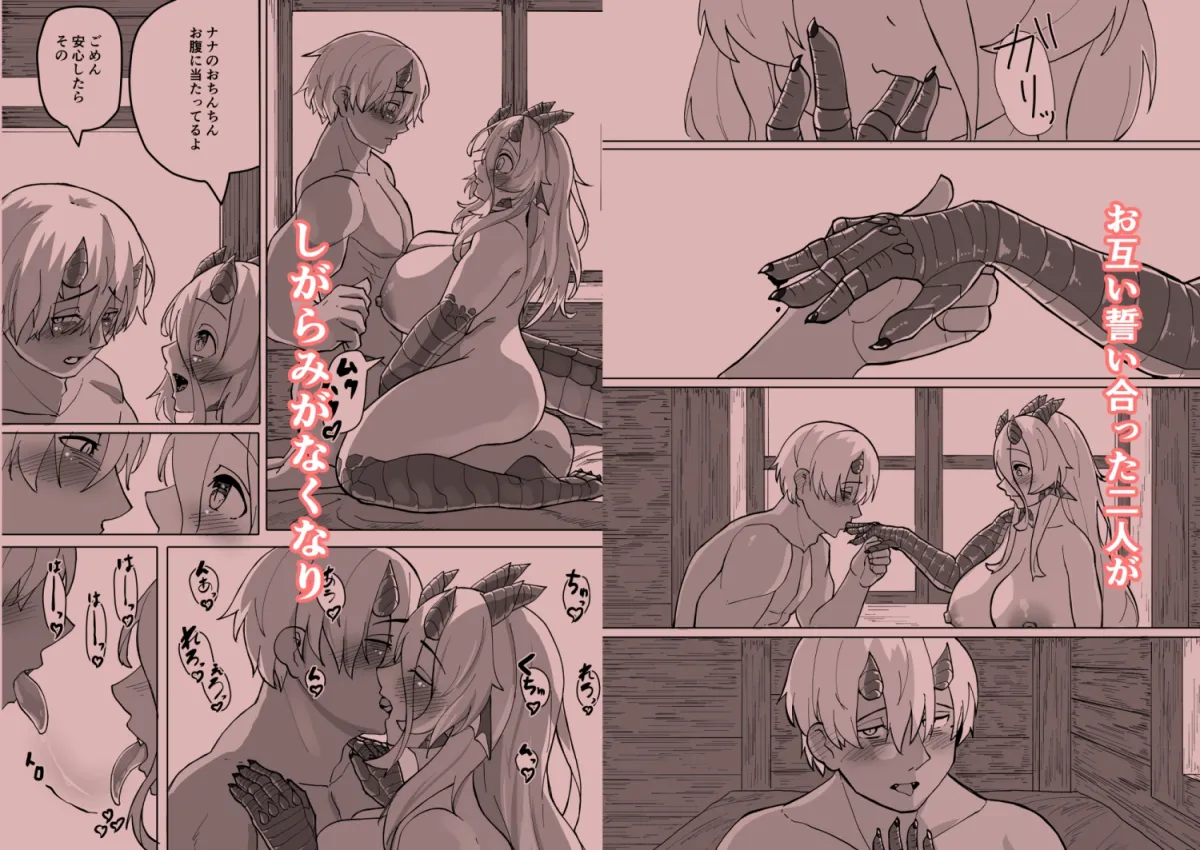 ─あの夜が一番の幸せだったから─ 迫害竜娘と限界殺し屋 人語忘れて獣エッチ