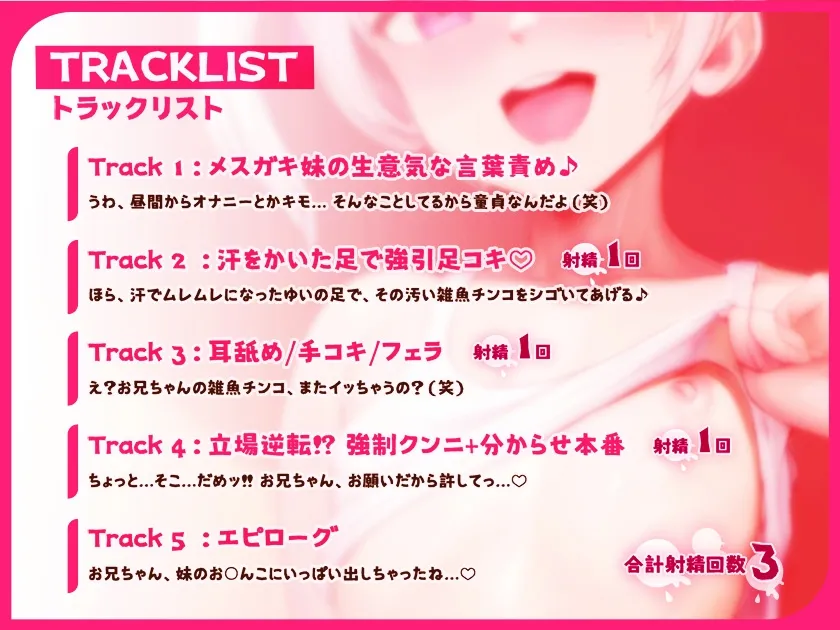 つるぺたメスガキ妹を僕の「雑魚チンコ」で逆転分からせ調教 〜お兄ちゃんの雑魚チンコ、もう出ちゃうの?(笑)〜 つるぺたメスガキ妹を僕の「雑魚チンコ」で逆転分からせ調教 〜お兄ちゃんの雑魚チンコ、もう出ちゃうの?(笑)〜