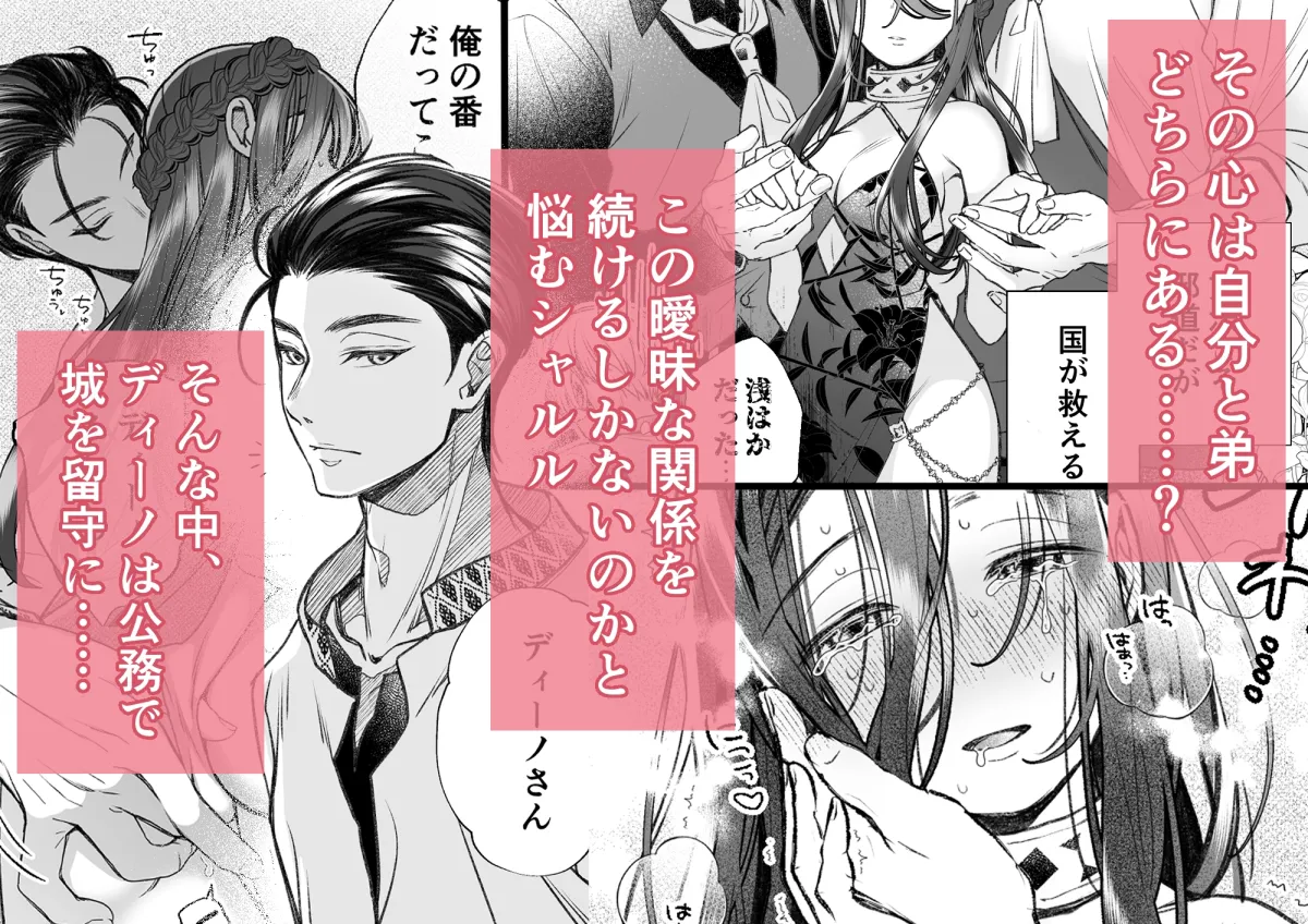 救国の乙女とふたりの王子 ～シャルルの抑圧された胸の内 身体に嫉妬を刻み込まれて…～