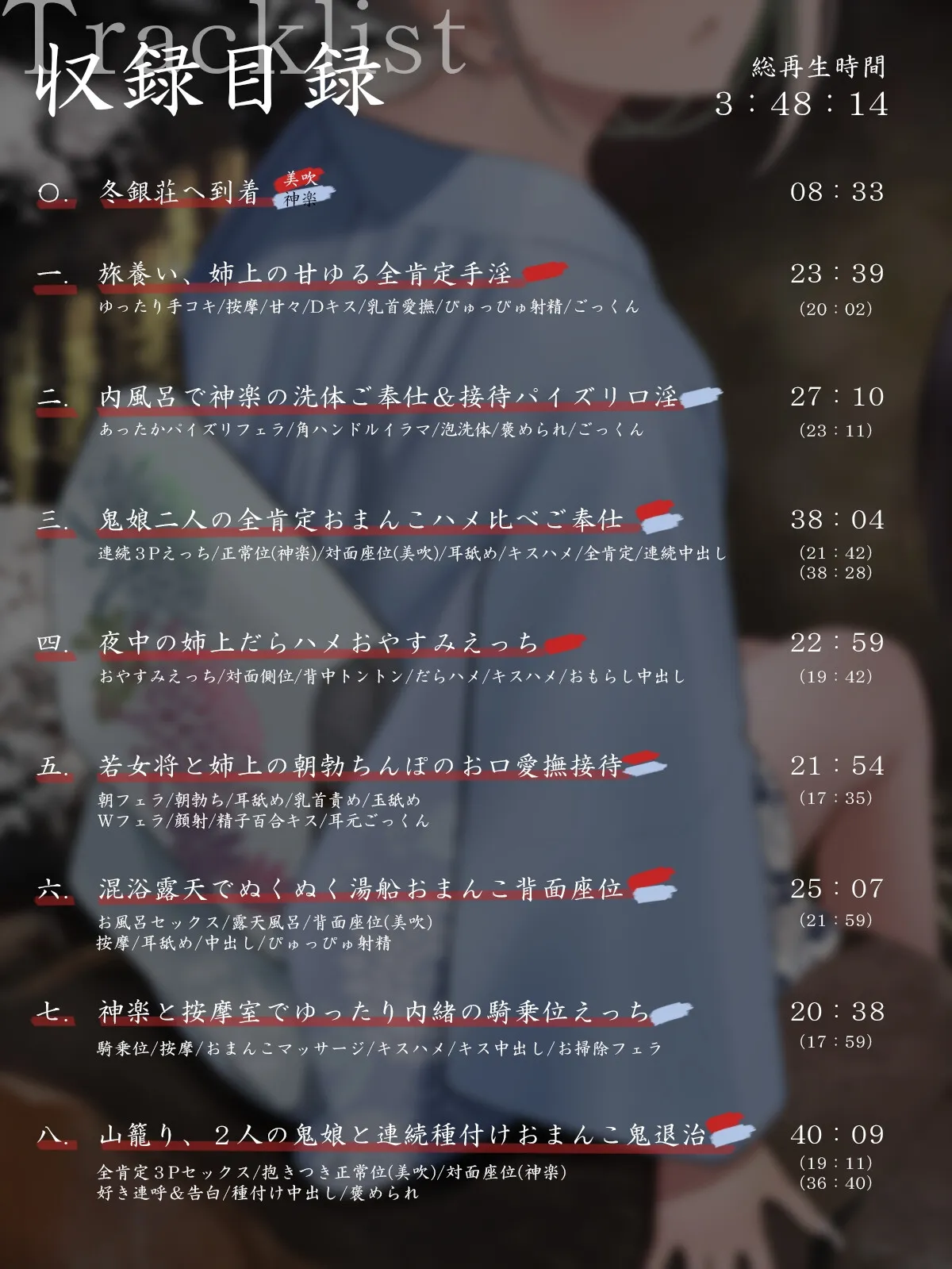 【丁寧語えっち】鬼の姉上と若女将の あったか全肯定 和譚 ~隠世の温泉郭で 甘ゆる褒められ旅養ひ~ 【丁寧語えっち】鬼の姉上と若女将の あったか全肯定 和譚 ~隠世の温泉郭で 甘ゆる褒められ旅養ひ~