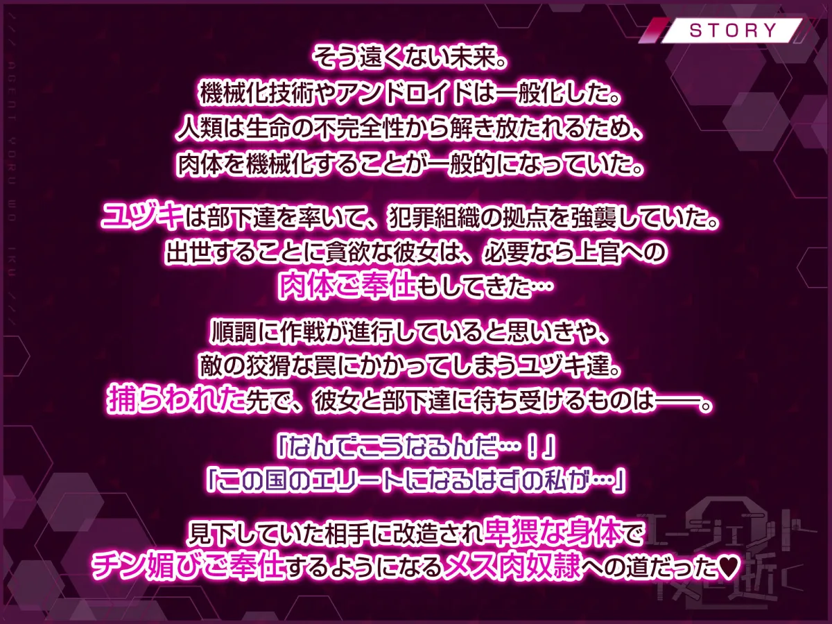エージェント夜を逝く2〜捕らえた生意気な女指揮官に現実わからせ調教セックス〜 エージェント夜を逝く2〜捕らえた生意気な女指揮官に現実わからせ調教セックス〜
