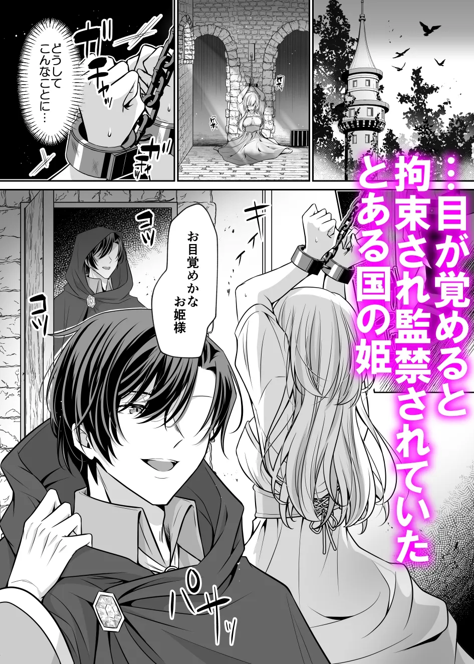 姫は裏切りの絶倫魔法使いに陵辱される〜触手クリ責め連続絶頂〜【漫画版】