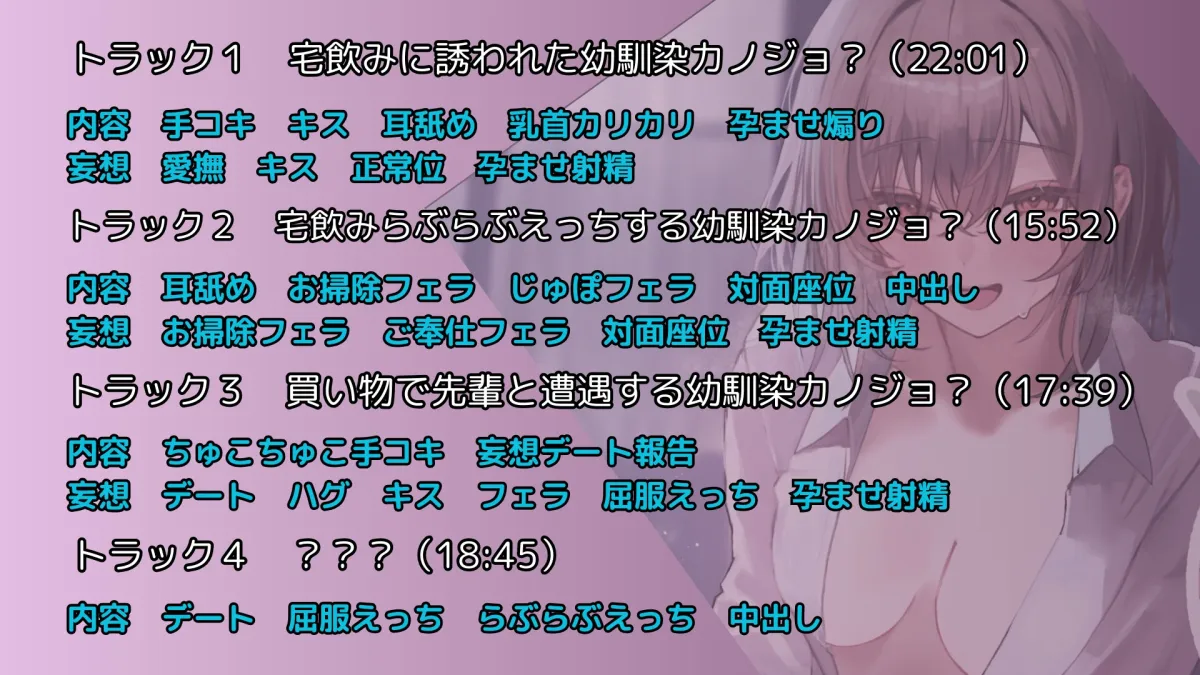 【寝取られ妄想えっち】幼馴染カノジョちゃん、お持ち帰りされないで!