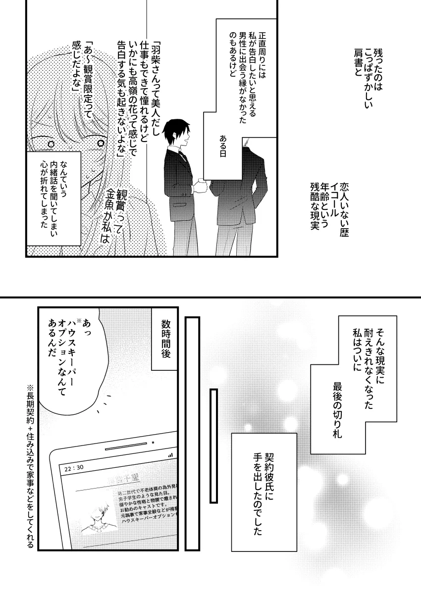 【第一話】元・執事!?契約彼氏の溺愛がわたしには甘すぎる