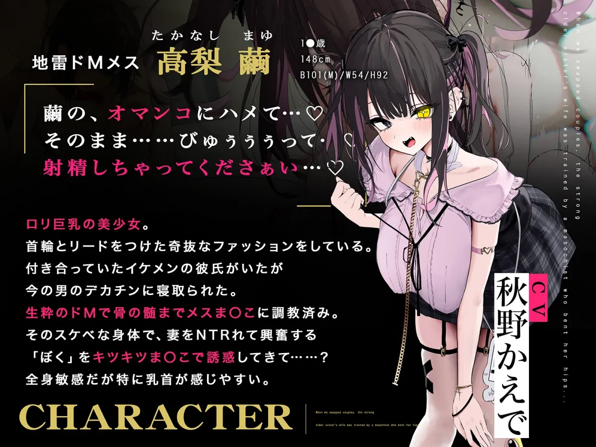 【NTRスワップ】淫モラルスワップナイト~軽い気持ちでカップル間スワップしたら、妻が相手の男のマゾメス奴隷に調教されてしまった~ 【NTRスワップ】淫モラルスワップナイト~軽い気持ちでカップル間スワップしたら、妻が相手の男のマゾメス奴隷に調教されてしまった~