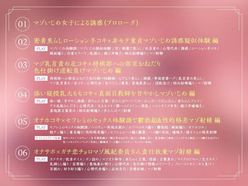 あざとくてわるぅ~い腹黒ムチムチ爆乳JK×2の意地悪マゾいじめエピソード密着囁き誘惑&マゾ射精疑似体験♪【甘吐息責め/相反射精煽り/逆転負け/格差煽り/色仕掛け】 あざとくてわるぅ~い腹黒ムチムチ爆乳JK×2の意地悪マゾいじめエピソード密着囁き誘惑&マゾ射精疑似体験♪【甘吐息責め/相反射精煽り/逆転負け/格差煽り/色仕掛け】