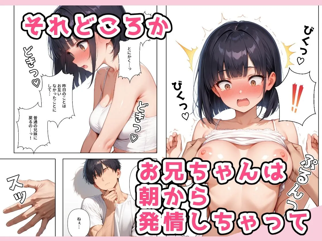 お兄ちゃんとえっちしちゃった翌朝のお話し お兄ちゃんとえっちしちゃった翌朝のお話し