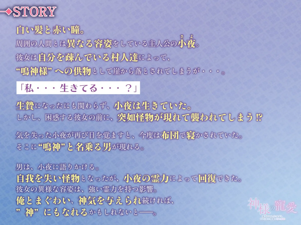 神様の寵愛 〜愛されなかった少女と、忘れられた神様の甘い契約〜