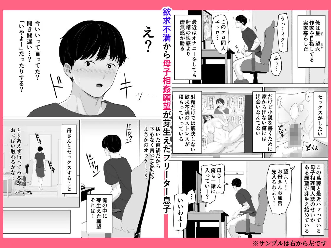 頼んだらヤレるってエロ漫画で読んだから母親にお願いしてみた 頼んだらヤレるってエロ漫画で読んだから母親にお願いしてみた