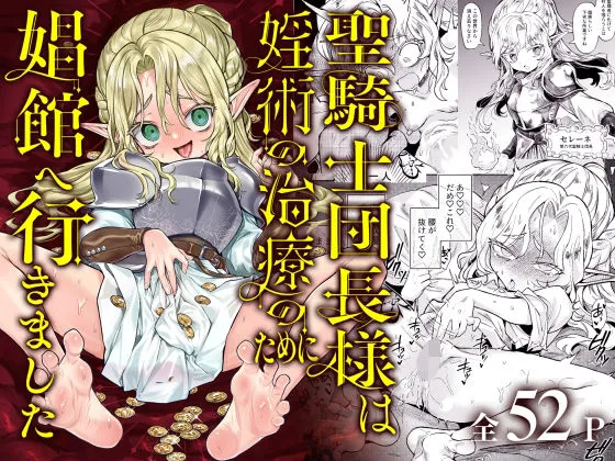 聖騎士団長様は婬術の治療のために娼館へ行きました 聖騎士団長様は婬術の治療のために娼館へ行きました