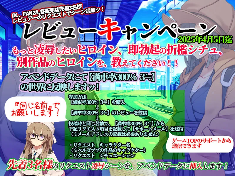 満車率300％ 3≒