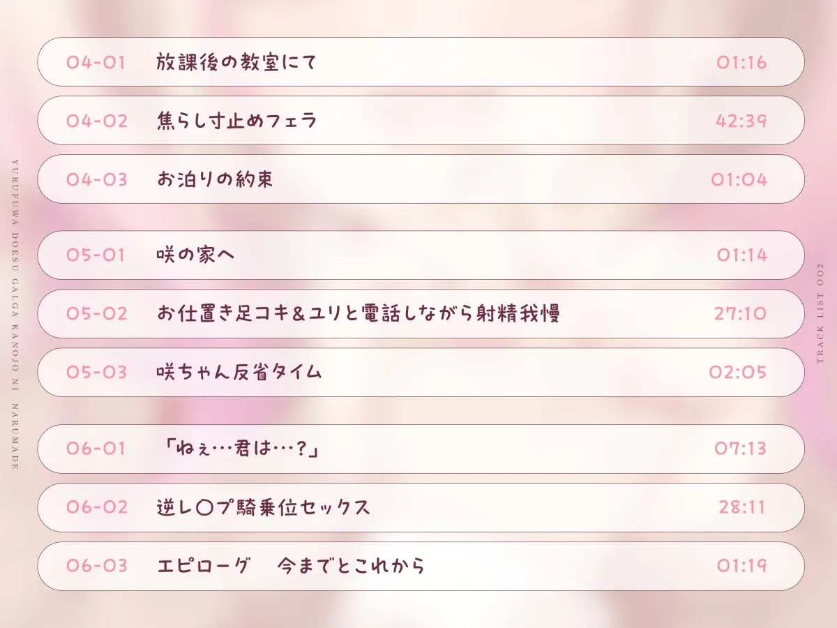 【本編3時間42分!】ゆるふわドSギャルがカノジョになるまで～早漏を「可愛い」っていっぱい言ってもらえる!甘々いじめえっち×青春学園ストーリー～