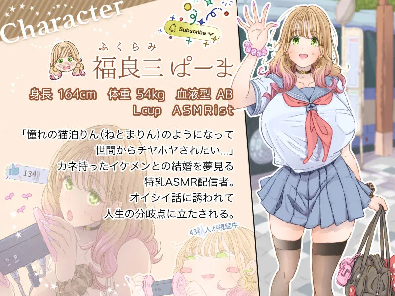 インフルエンサーのさいなん 〜ふくらみちゃん編〜 FANZA限定GIFアニ付き