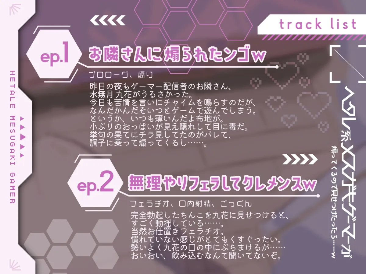 お隣さんのヘタレ系メスガキゲーマーが煽ってくるんで、見せつけたったら……w(KU100マイク収録作品) お隣さんのヘタレ系メスガキゲーマーが煽ってくるんで、見せつけたったら……w(KU100マイク収録作品)