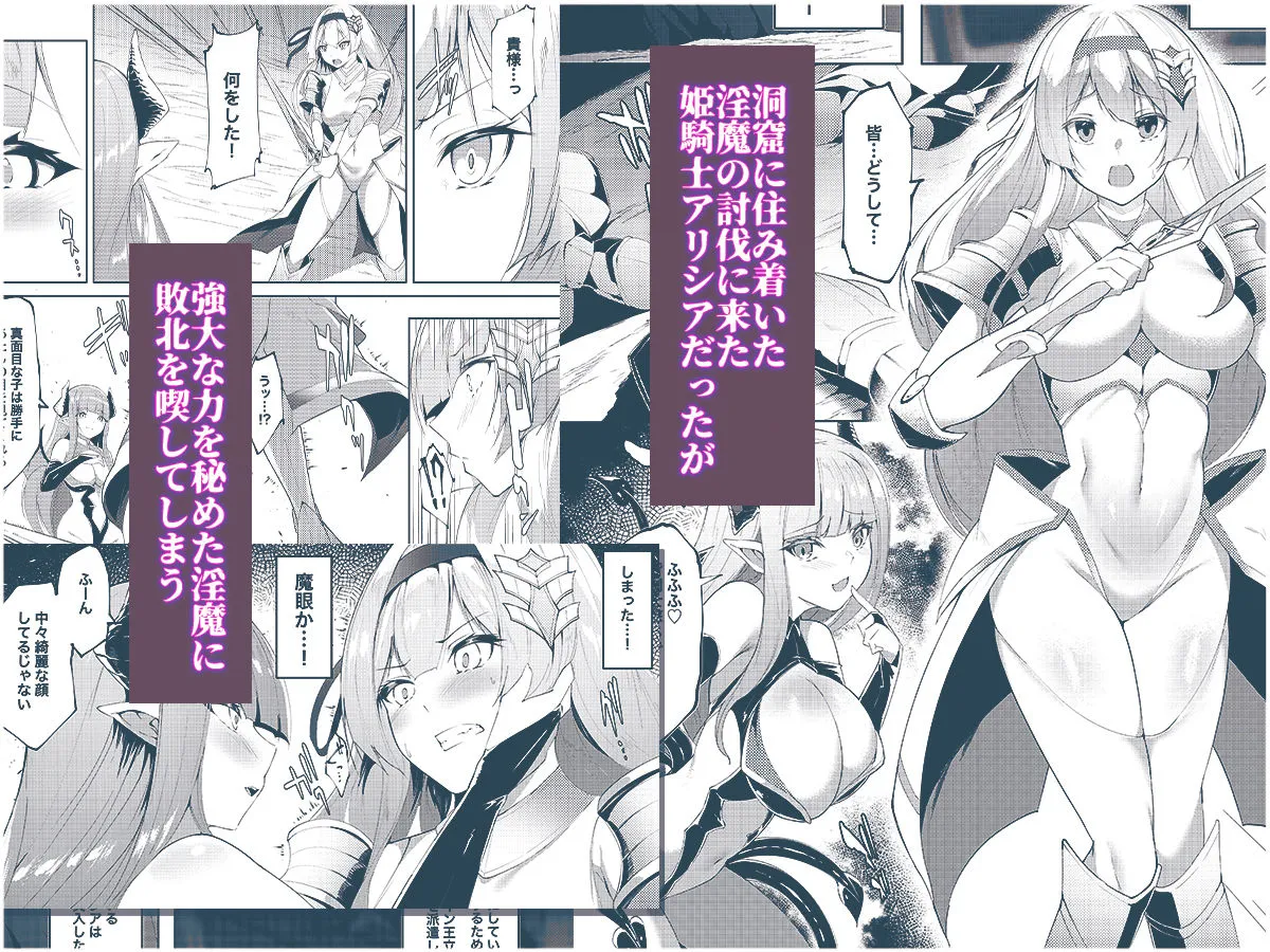 プリンセスフェチズム ―淫魔に足と脇を調教され変態魔族になる姫騎士物語―