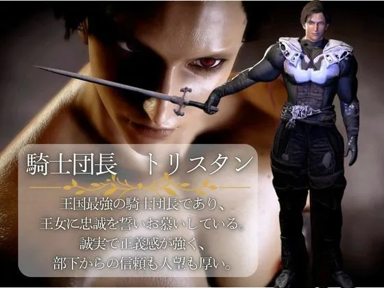 【3D】絶倫イケメン騎士団長と王女様の寝室ラブラブえっちで射精回数17回