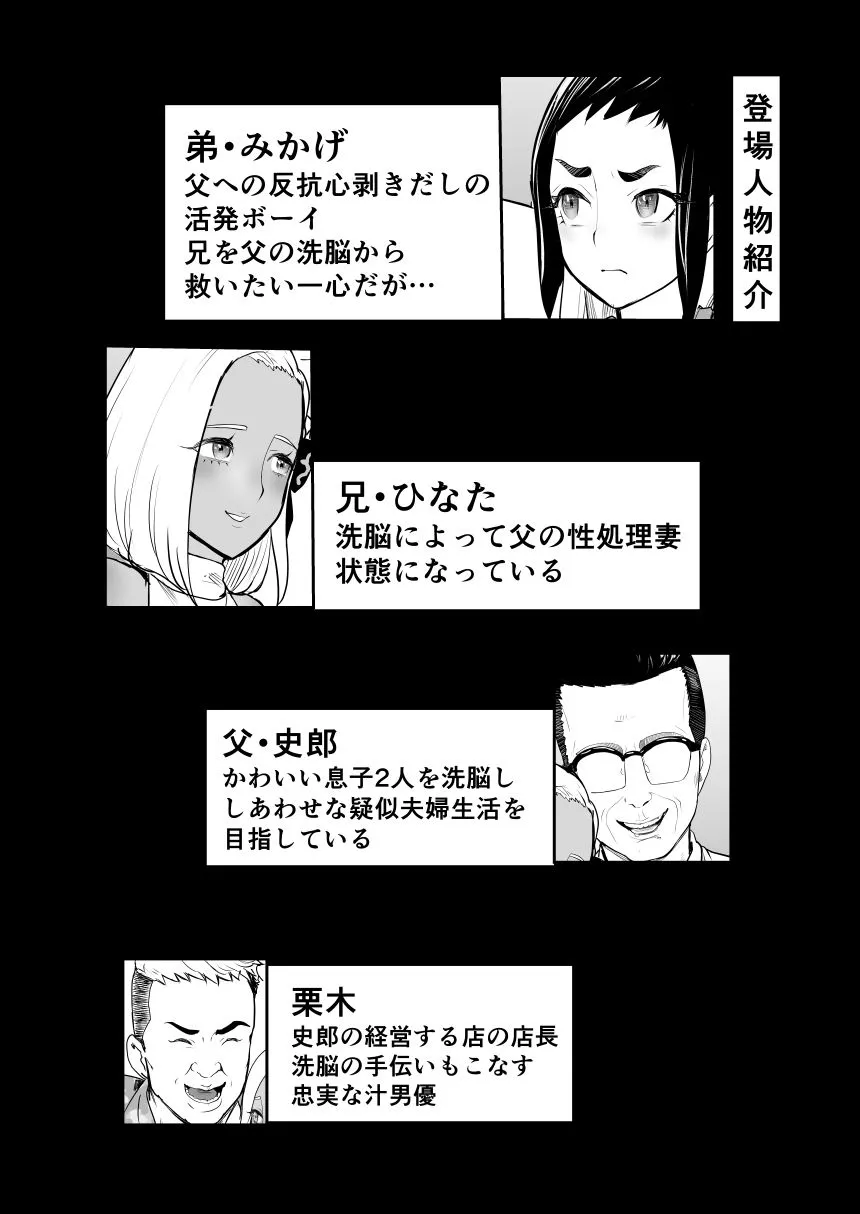 脳改造しあわせ家族2-父の非情なる兄弟どんぶり