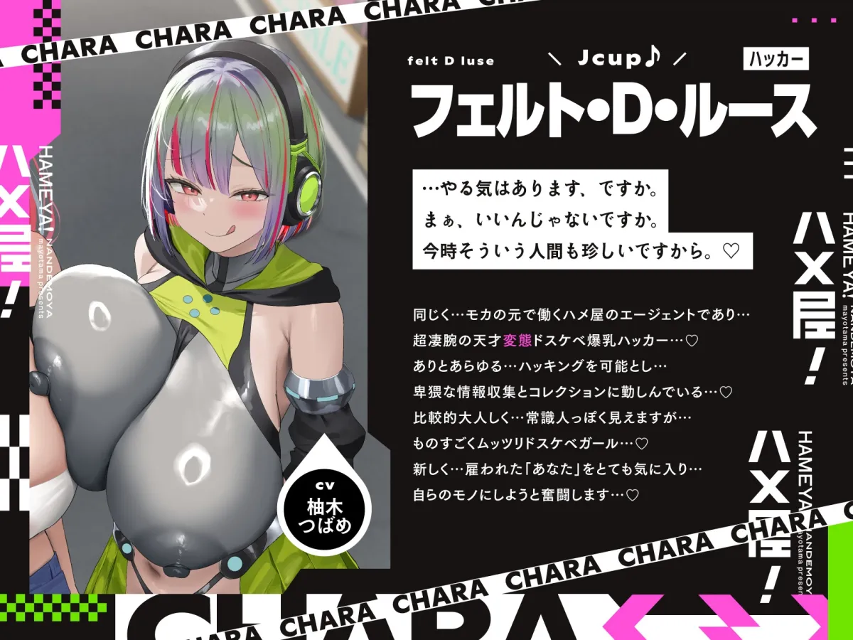 【5/19日まで 早期限定65大特典】【5時間×3人ハーレム×なんでも屋】新米エージェントのボクとドスケベ爆乳女ボス＆ハッカー＆メイド×3の秘密の子作りハメミッション♪