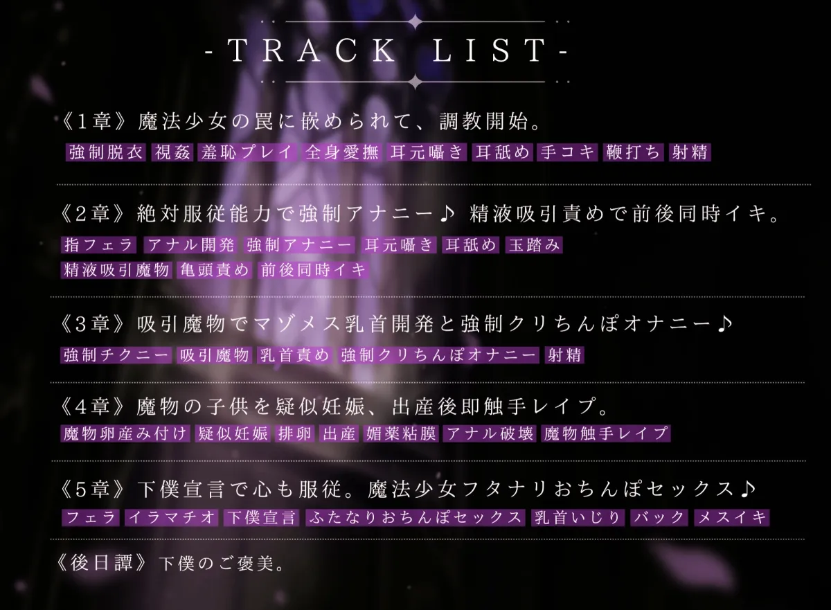 【ドM向け】魔法少女の悪のヒミツを知ったらマゾ調教されて下僕になる話♪II〜絶対服従編〜