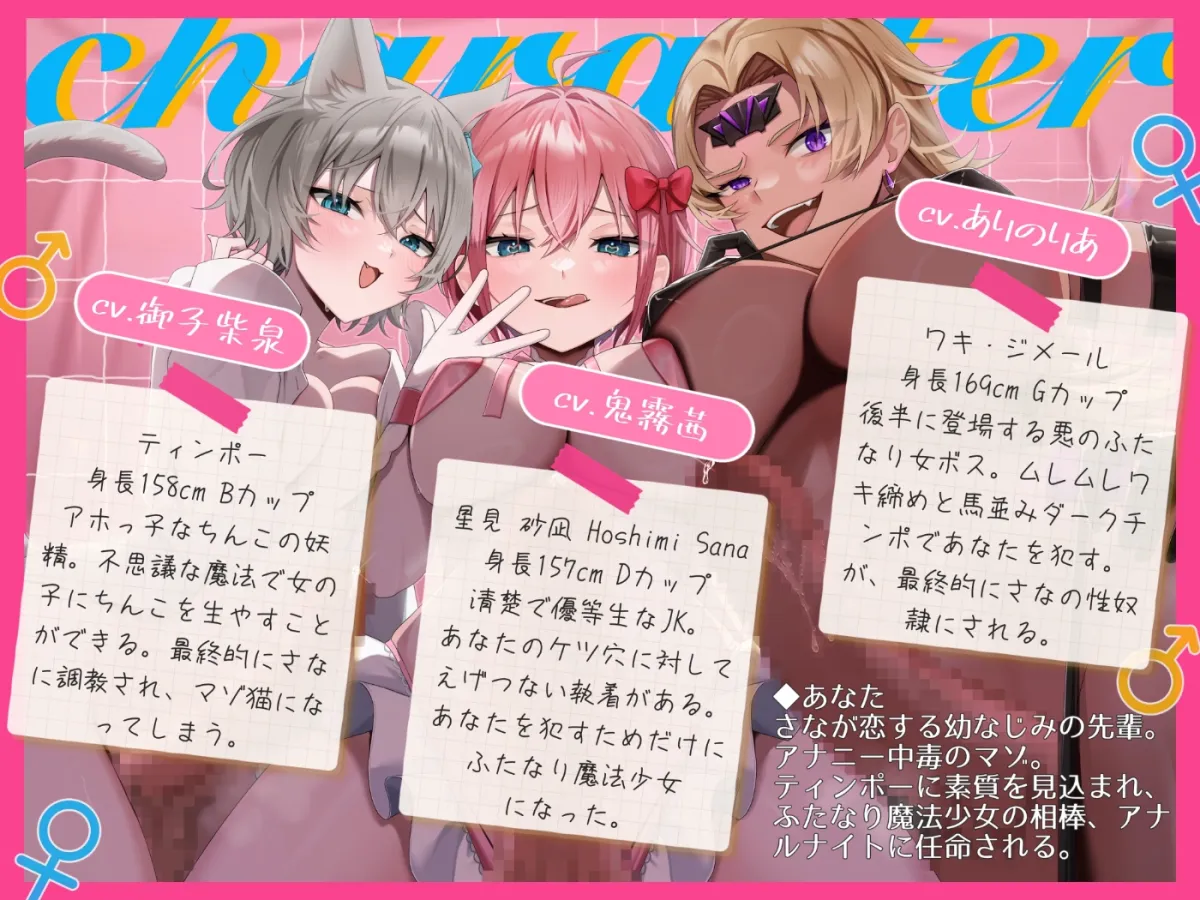 【マゾ向け】♀ふたなり魔法少女!♂~アナル射精♡掘られまくりのザーメンカーニバル☆~【逆アナル】 【マゾ向け】♀ふたなり魔法少女!♂~アナル射精♡掘られまくりのザーメンカーニバル☆~【逆アナル】