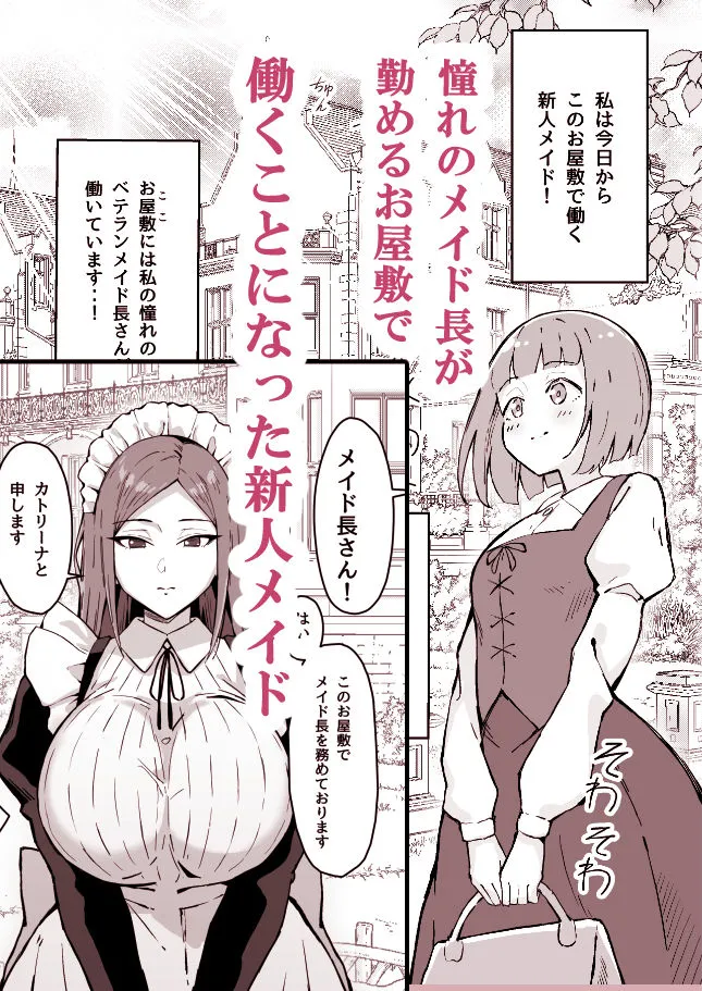 憧れの先輩メイド長の夜伽を見学