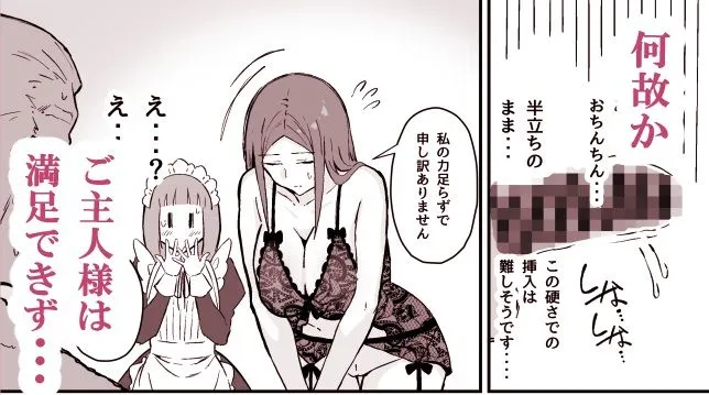 憧れの先輩メイド長の夜伽を見学