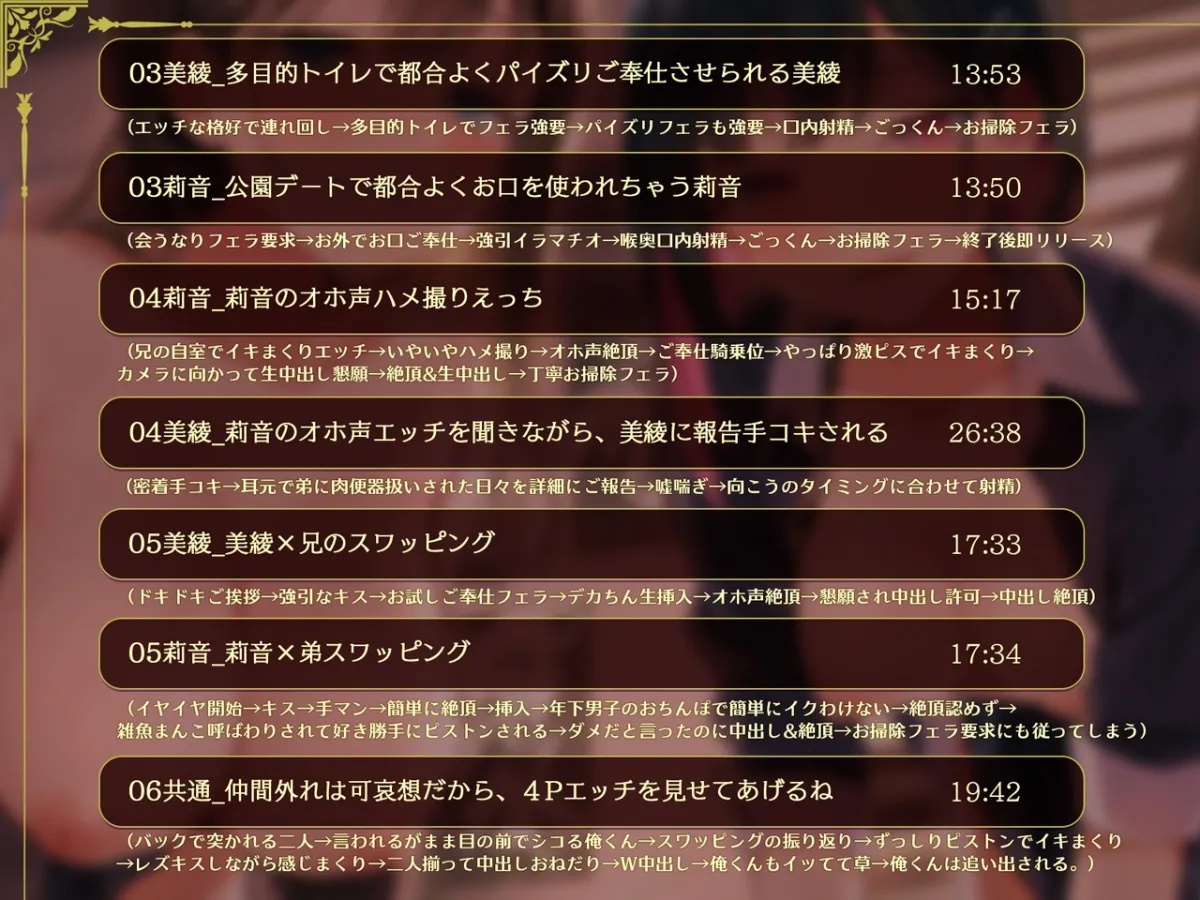 寝取られの家～気になるクラスメイトが兄と弟に横取りNTRされるのを壁越しに聞く～
