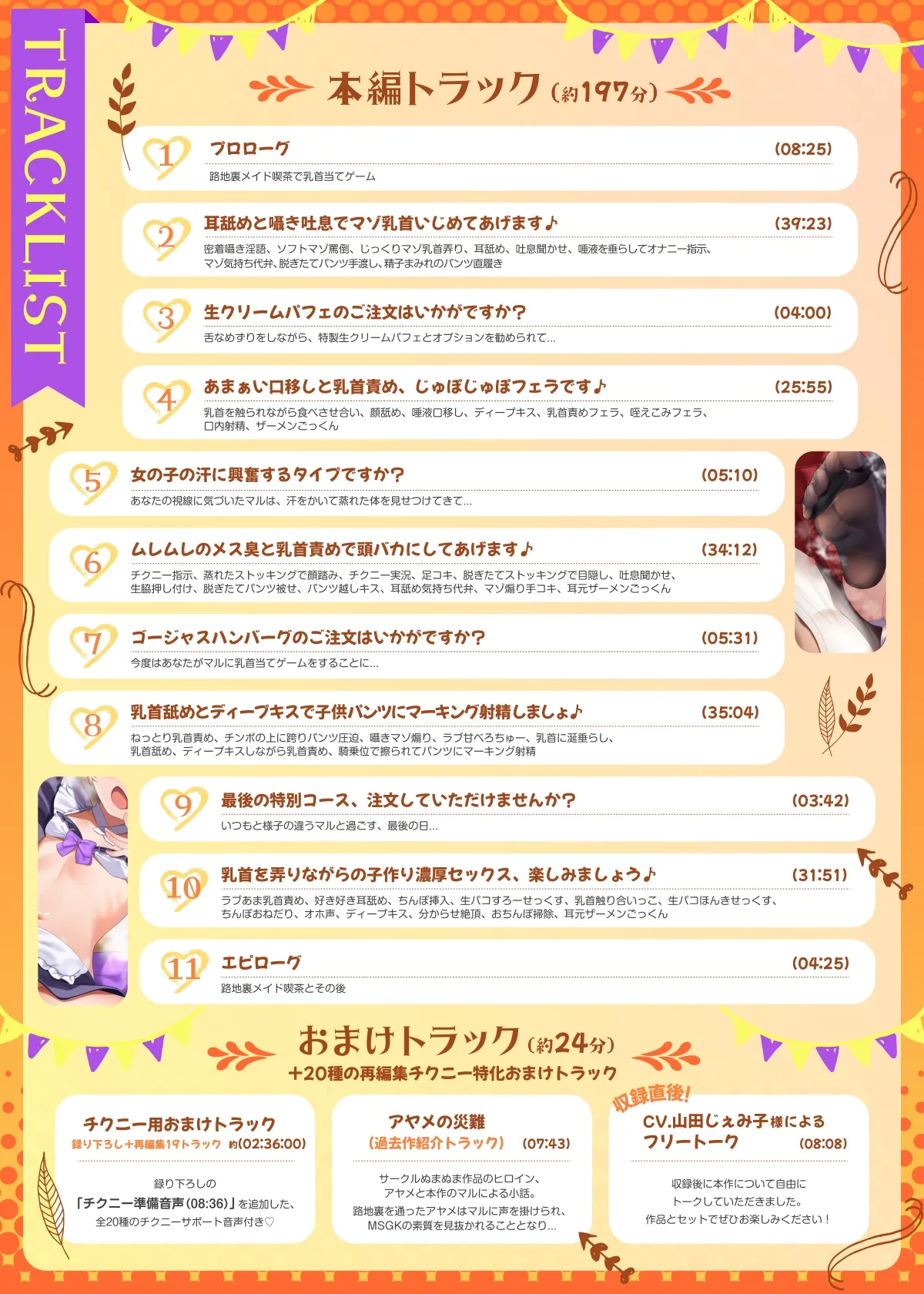 7日間限定価格)マゾ乳首のための路地裏ロリメイド喫茶 「囁き淫語と蕩ける乳首責めで心もチンポも癒されてください♪」 ～守銭奴メスガキにお金も精液も搾り取られたボク～