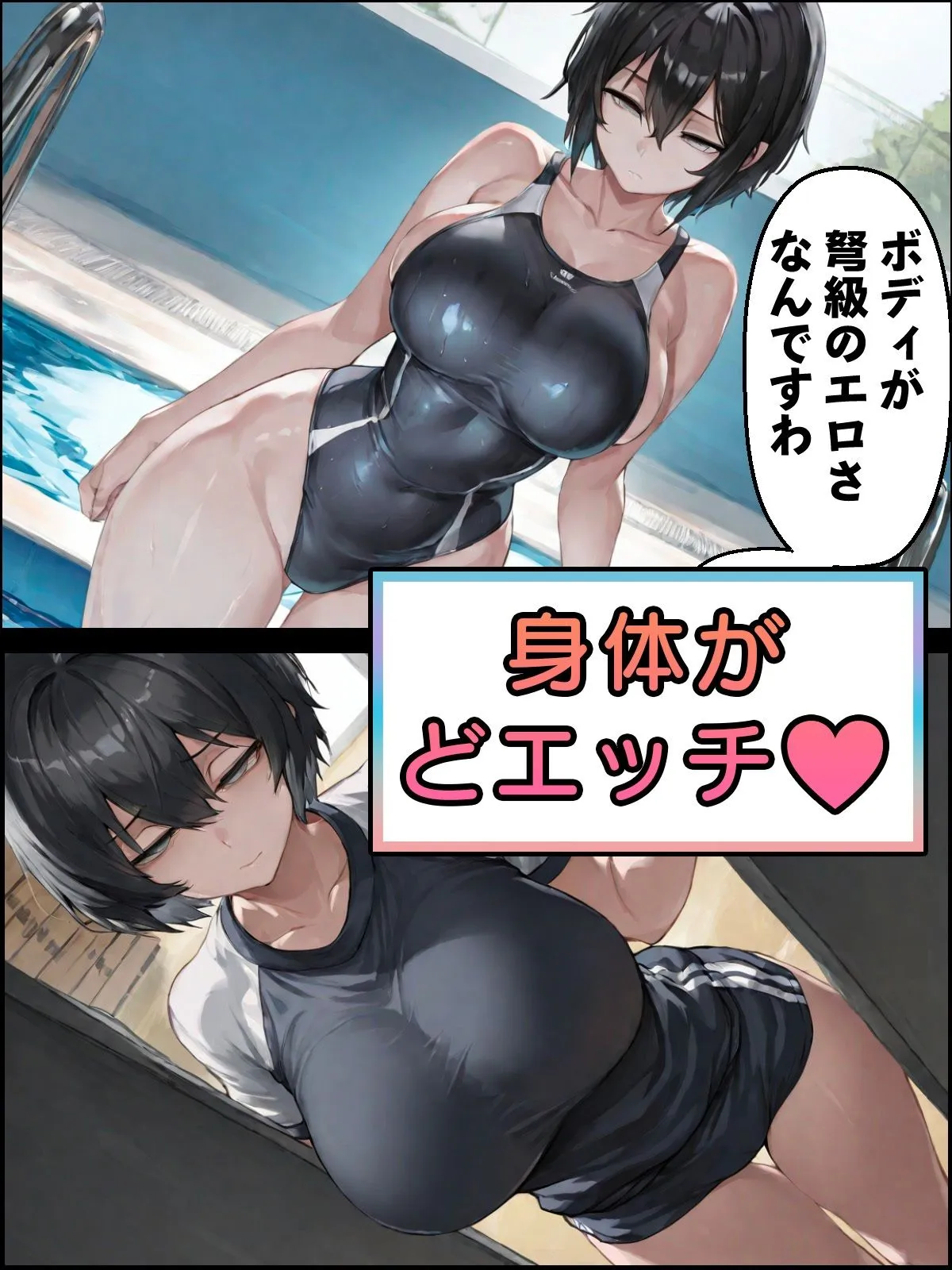 パソコン部の癖に身体100点な生徒をヤリチンに寝取られた