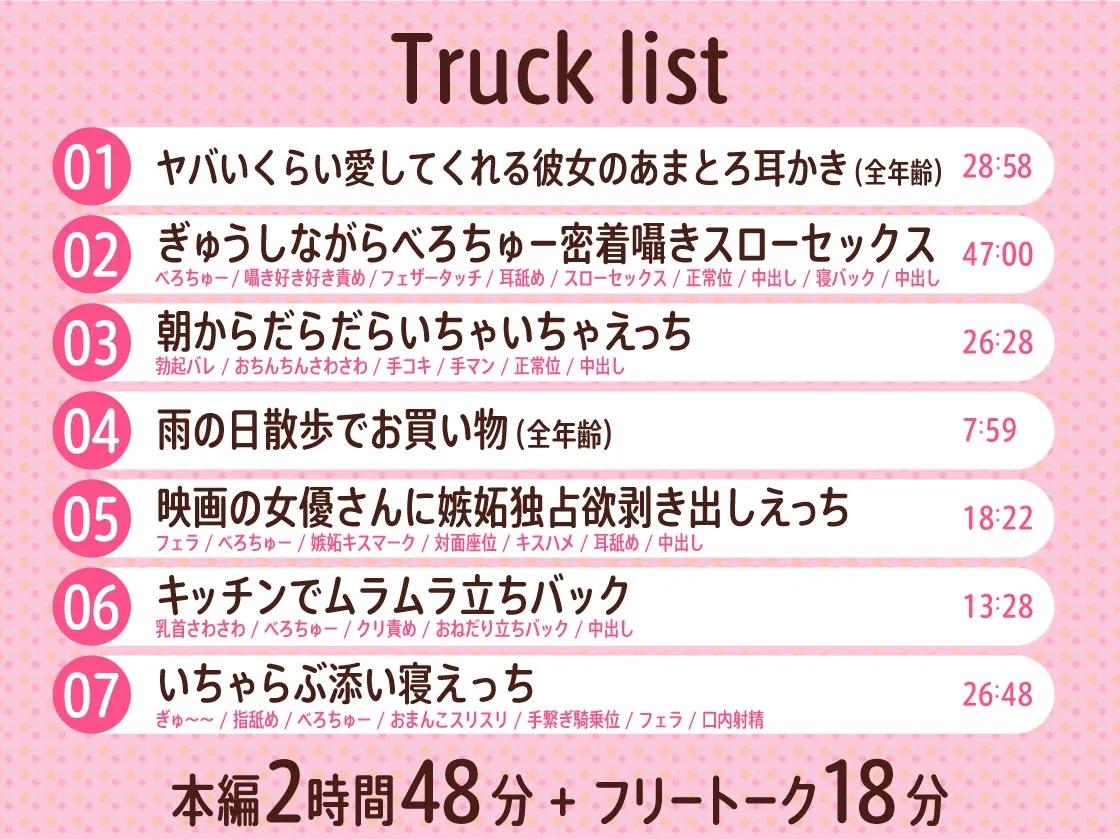 【75分無料公開♪】キスハメ共依存性活~溺れるくらい激しいキスでヤバいほど愛してくれる彼女~ 【75分無料公開♪】キスハメ共依存性活~溺れるくらい激しいキスでヤバいほど愛してくれる彼女~