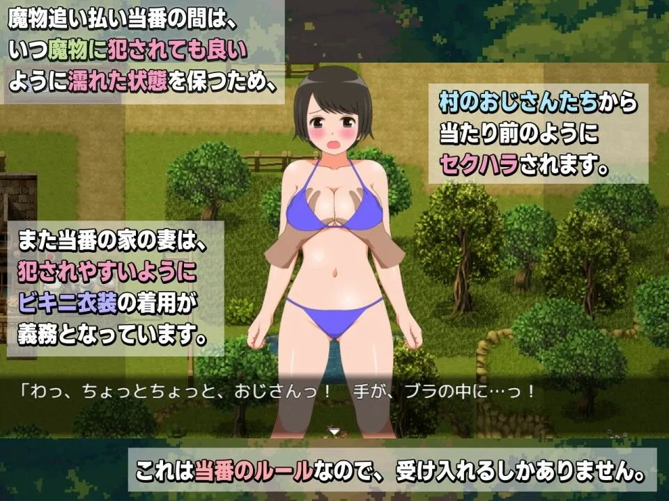 新妻ナオの魔物追い払い当番