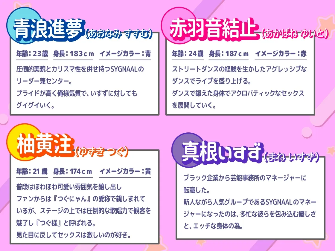 逆ハーレム！！ アイドルを女性マネージャーが性欲管理！！