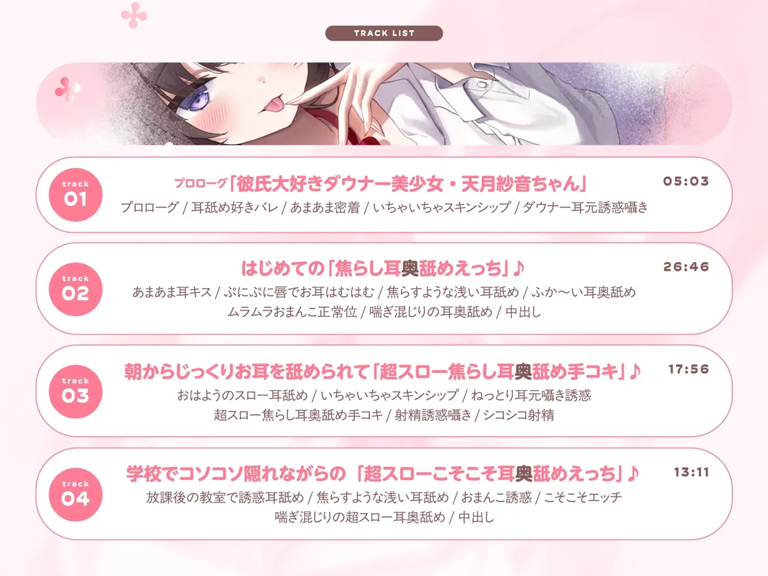 【たっぷり無声音×耳奥舐め】お耳焦らし好きのための”超スロー耳奥舐め”～耳の深層までね～っとり舐められて幸せになる音声♪～