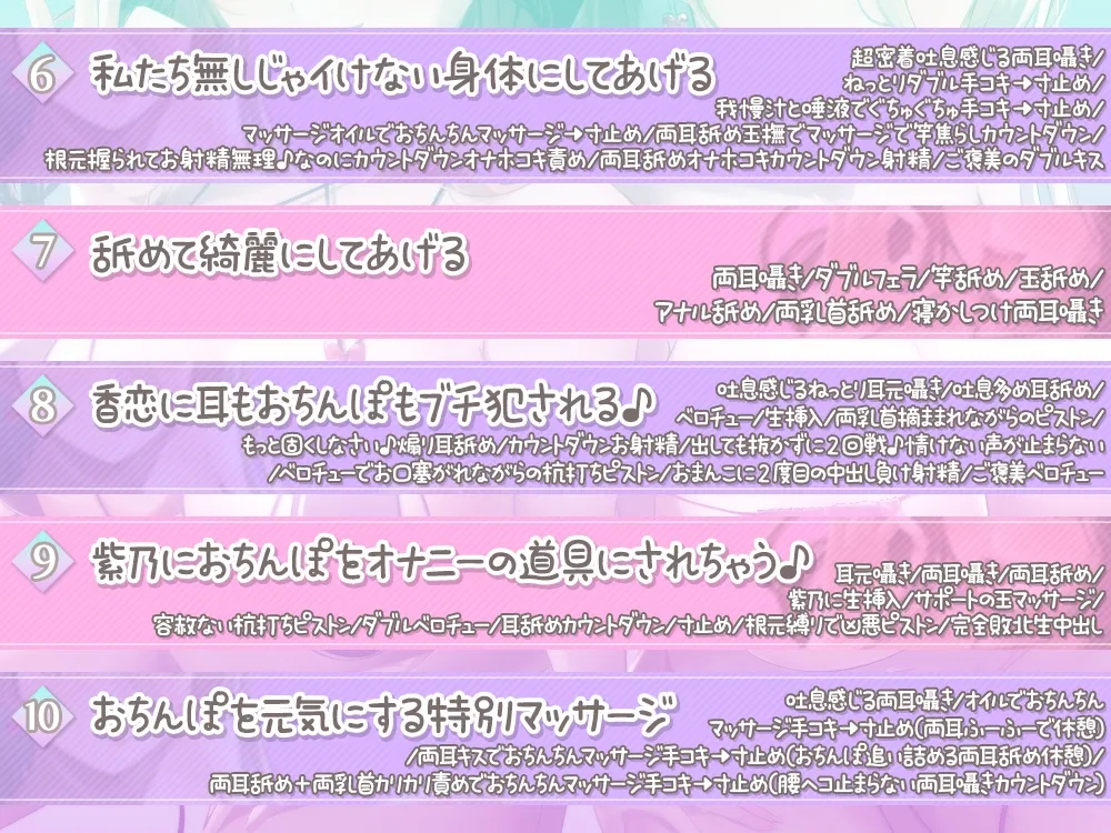 【超絶舐め尽くし3時間半↑】大人の舌技で堕とされる『大人の舐め活』 ~両耳に両乳首☆左右からぎゅ~っと挟まれて腰が跳ねるほど舐め尽くされる全身開発♪~ 【超絶舐め尽くし3時間半↑】大人の舌技で堕とされる『大人の舐め活』 ~両耳に両乳首☆左右からぎゅ~っと挟まれて腰が跳ねるほど舐め尽くされる全身開発♪~