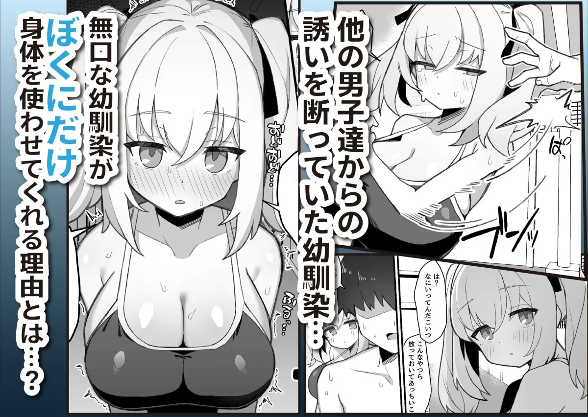 無口で無表情な幼馴染は僕のオナホ