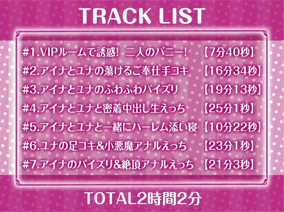 【W密着】ハーレムバニークラブへようこそ! 【W密着】ハーレムバニークラブへようこそ!