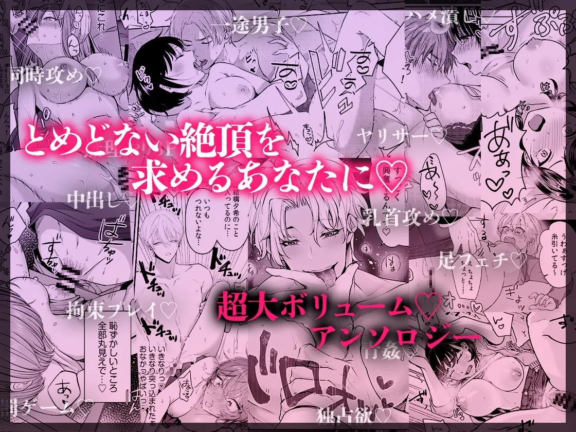 ハメ堕ち《無限》絶頂♡セレクション 〜どちゅどちゅ抱き潰し♡メロい男も♡どすけべプレイも♡ぜんぶ盛り♡女子のための濃厚えっち大集合♪♪