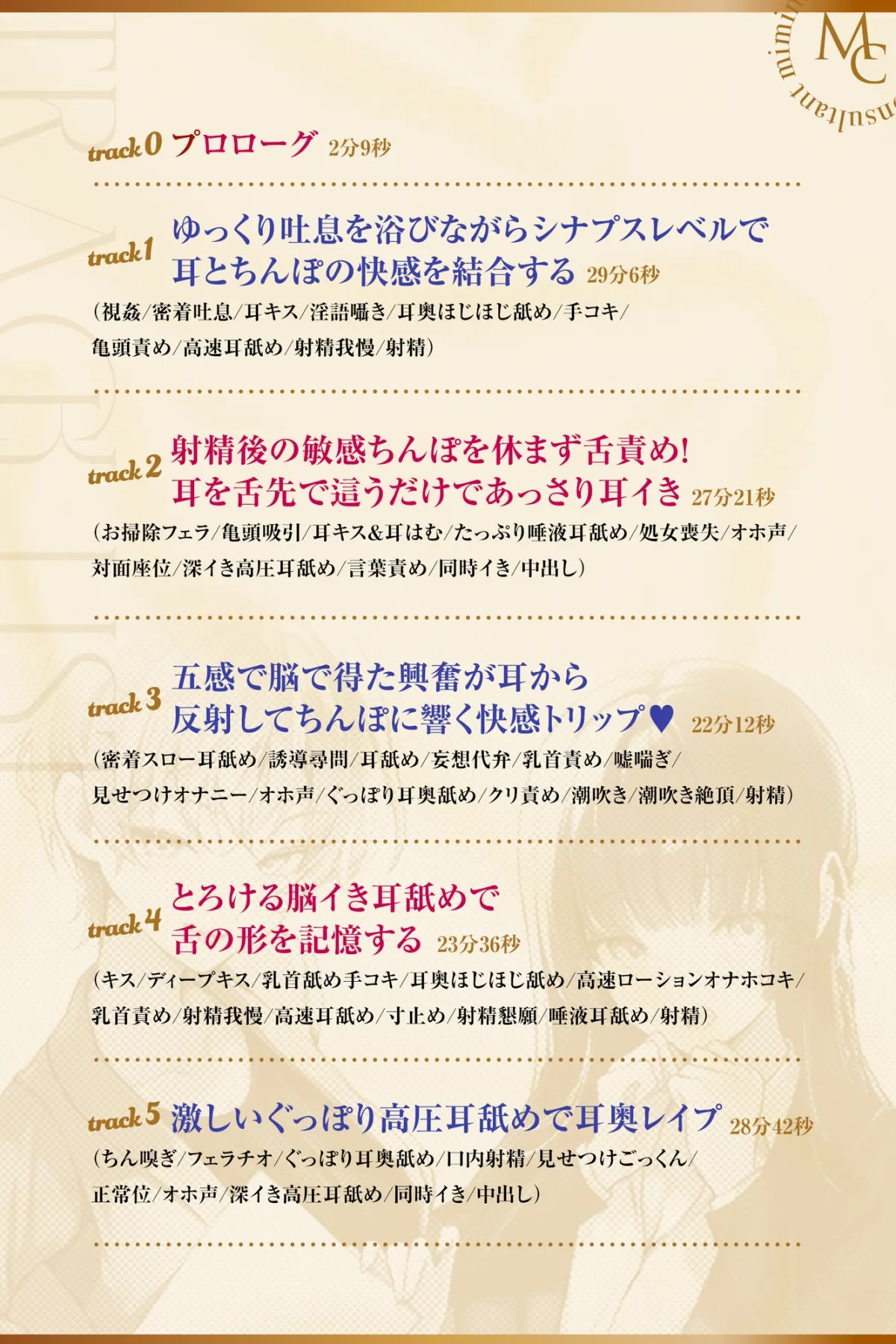 【Wハーレム♪】耳舐めコンサルタントがあなたの耳を敏感名器に徹底開発!~共同育成プログラム編~【耳舐め慣れしている人に聴いて欲しい】 【Wハーレム♪】耳舐めコンサルタントがあなたの耳を敏感名器に徹底開発!~共同育成プログラム編~【耳舐め慣れしている人に聴いて欲しい】