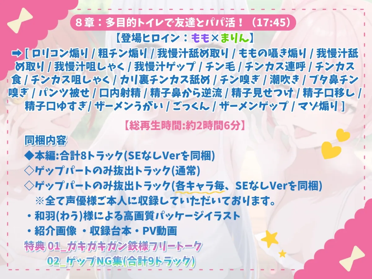 【お下品特化】パパ活ごっこ♡おじさんざっこぉ~♡姪っ子メスガキ三つ子に搾られまくる、俺の夏。【マゾ向け】 【お下品特化】パパ活ごっこ♡おじさんざっこぉ~♡姪っ子メスガキ三つ子に搾られまくる、俺の夏。【マゾ向け】