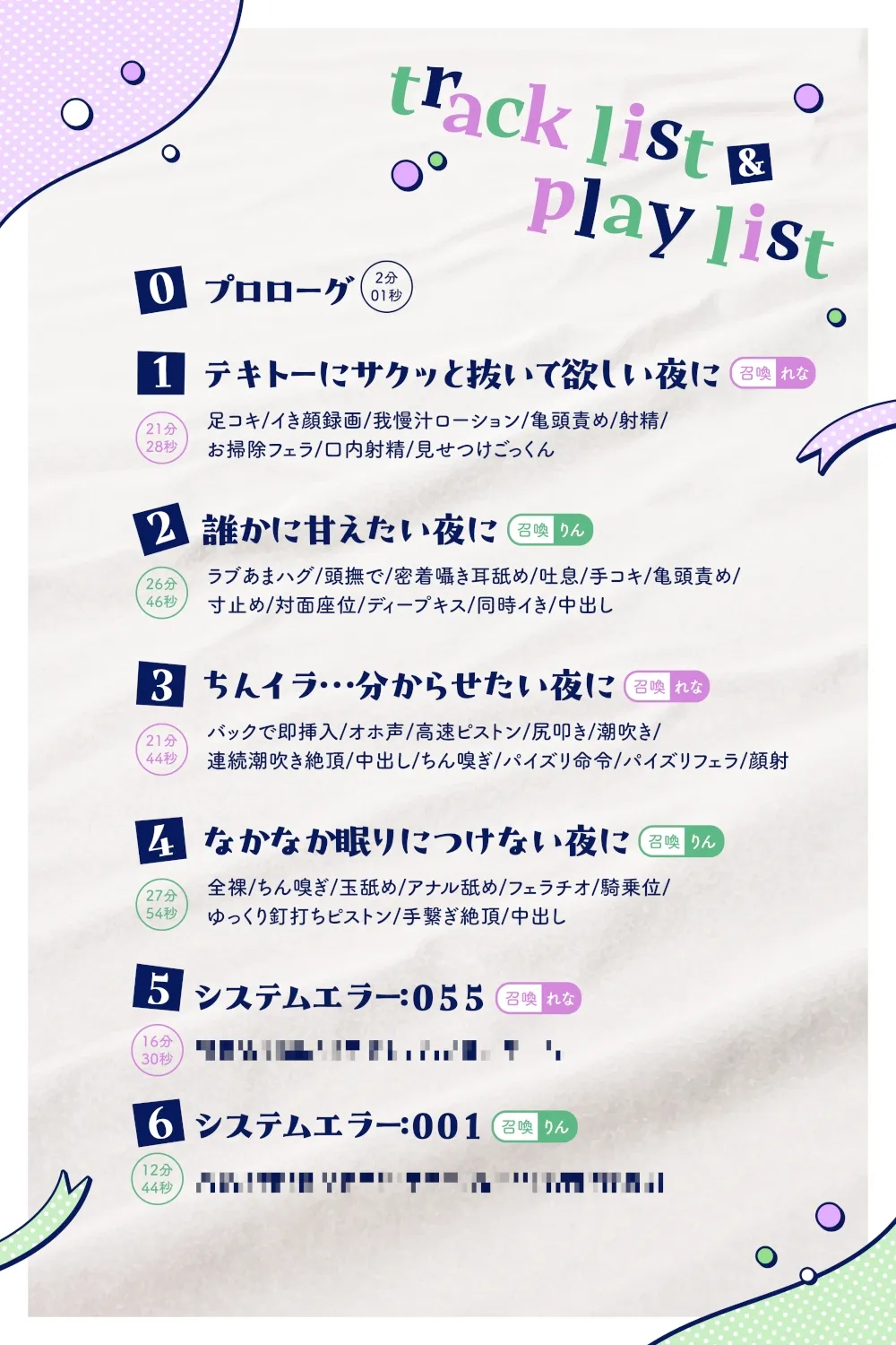 【熟睡したい夜に聴いて欲しい】まいにちソフレ【安眠射精】2