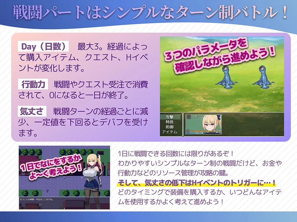 冒険者リザシア -葛藤と屈辱の3日間- 冒険者リザシア -葛藤と屈辱の3日間-