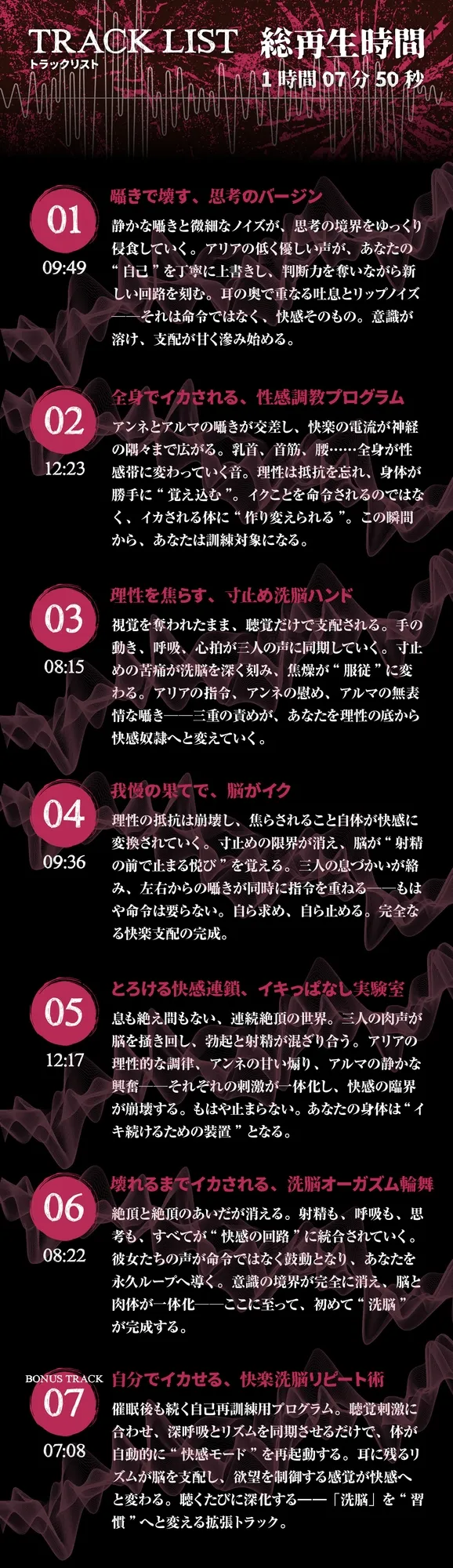 【イキ癖、脳侵食】快・楽・洗・脳~耳から犯され腰が勝手に動き出す『無抵抗射精実験』プログラム~ 【イキ癖、脳侵食】快・楽・洗・脳~耳から犯され腰が勝手に動き出す『無抵抗射精実験』プログラム~