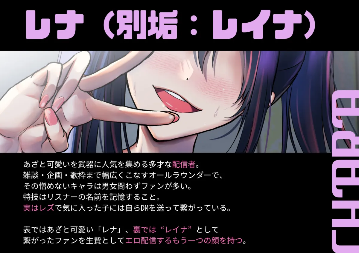 【百合】私は推し女配信者のイイナリ～推しと繋がった私は彼女のエロ垢配信の生贄になる～【シナリオレス×全編アドリブ作品】