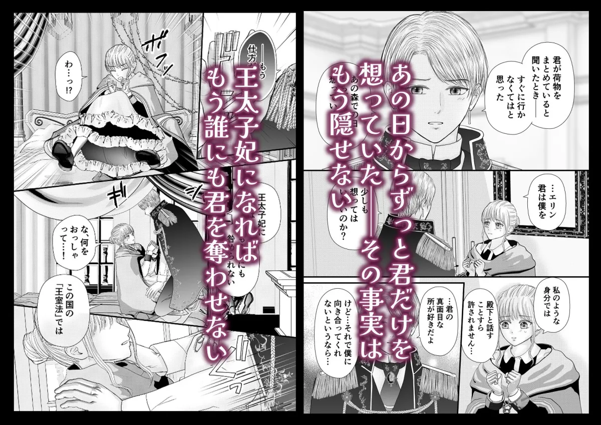 王太子の執着に溺れてメイドは恋を知る